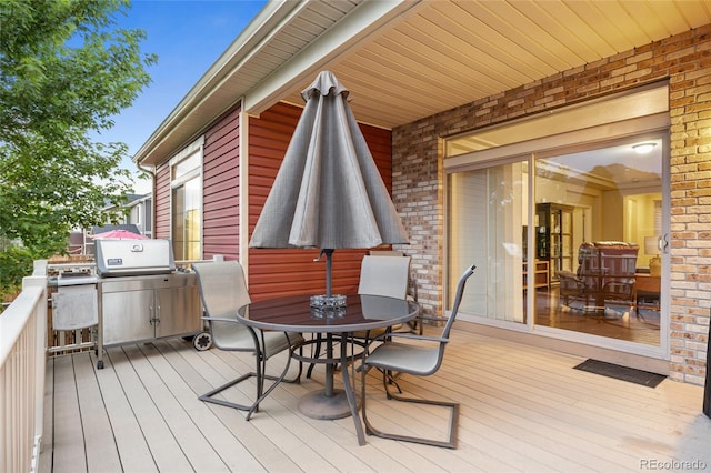 4875 S Catawba St, Aurora, CO 80016 - deck featuring outdoor dining space