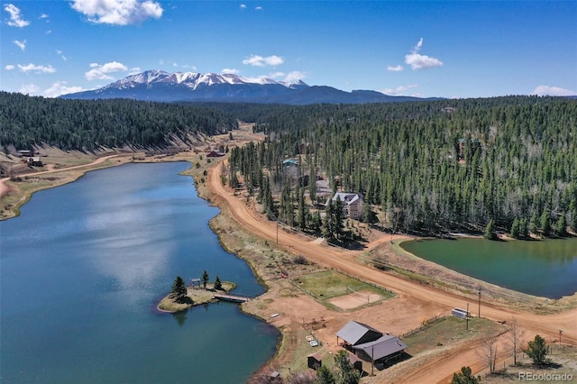 413 W Lake Dr, Divide, CO 80814 - view of property location with a water and mountain view
