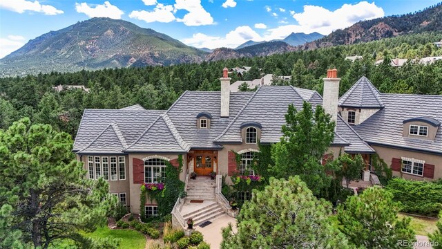 1975 Fox Mountain Pt, Colorado Springs, CO 80906 - mountain view with a wooded view
