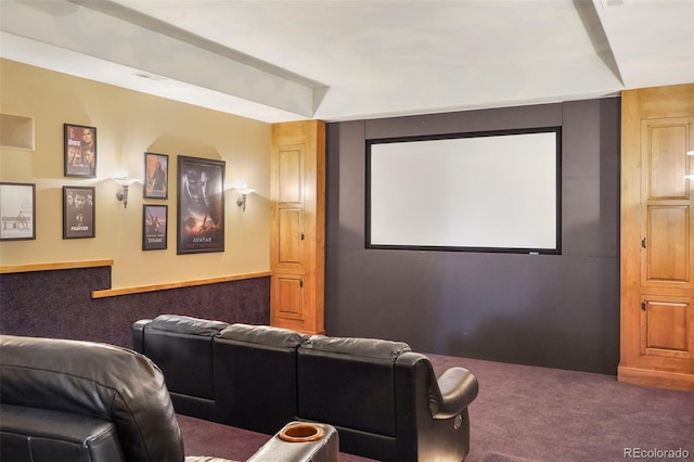 1975 Fox Mountain Pt, Colorado Springs, CO 80906 - home theater room featuring carpet and visible vents