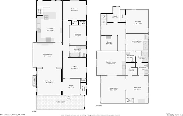4253 Hooker St, Denver, CO 80211 - view of layout