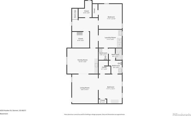 4253 Hooker St, Denver, CO 80211 - plan