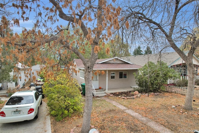 view of front of home