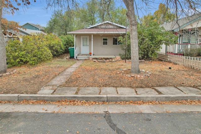 view of bungalow-style house