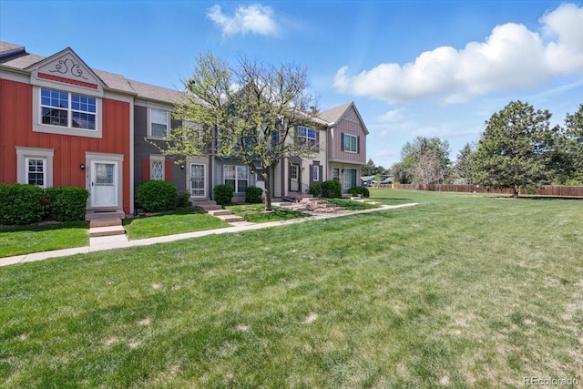 3525 Queen Anne Way, Colorado Springs, CO 80917 - view of front of property with board and batten siding