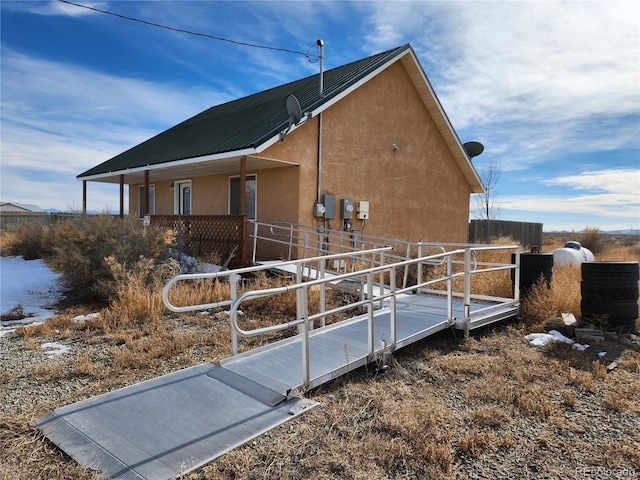 view of home's exterior