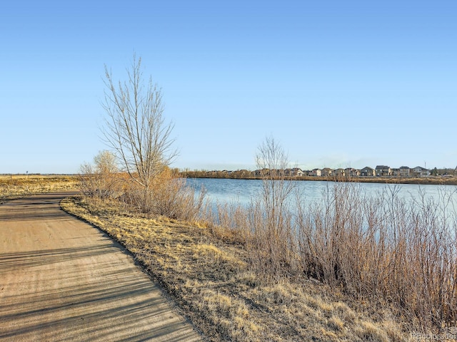 property view of water