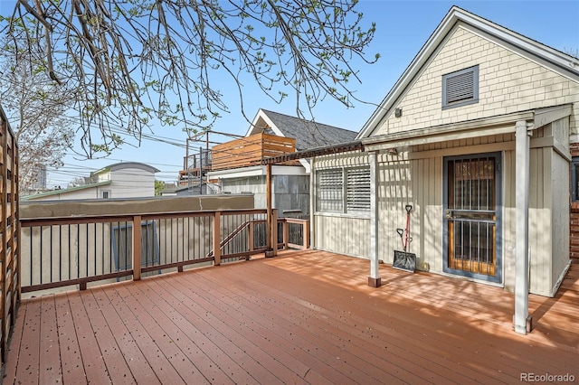 view of deck