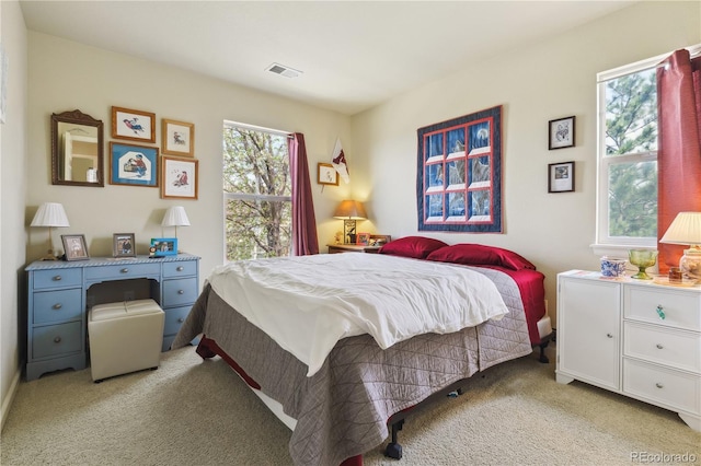 4061 Nordland Trl, Castle Rock, CO 80109 - bedroom featuring light carpet and visible vents