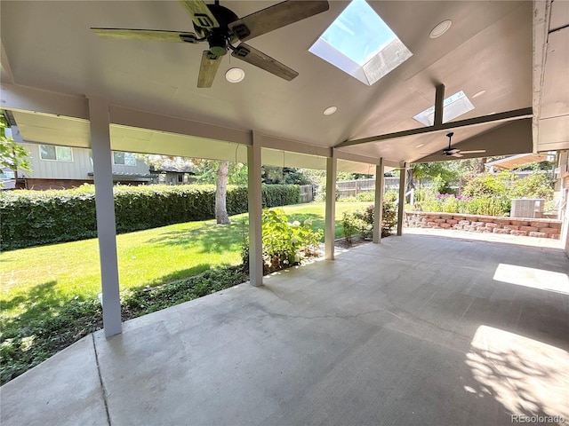 7160 E Iliff Ave, Denver, CO 80224 - view of patio / terrace with a ceiling fan