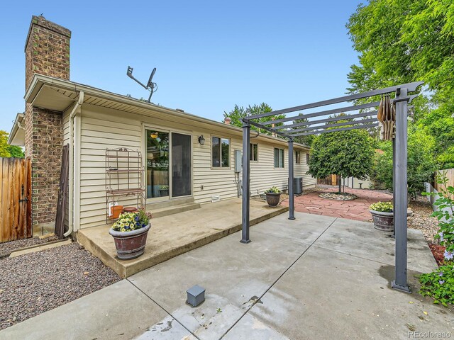 11707 W 65th Cir, Arvada, CO 80004 - view of patio / terrace featuring a pergola