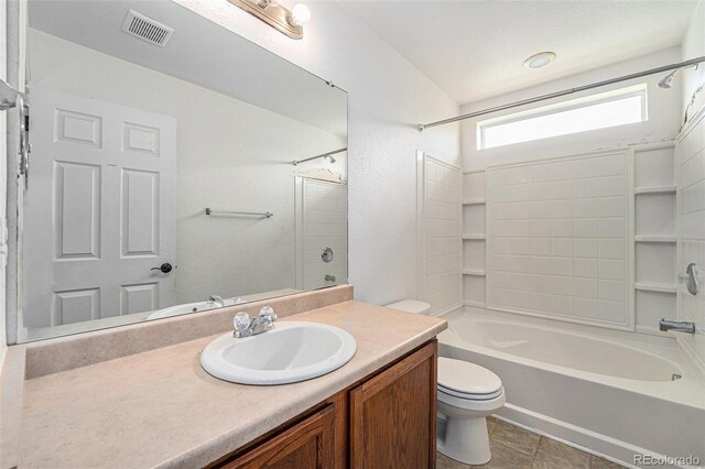 5572 Killarney St, Denver, CO 80249 - full bath with  shower combination and vanity