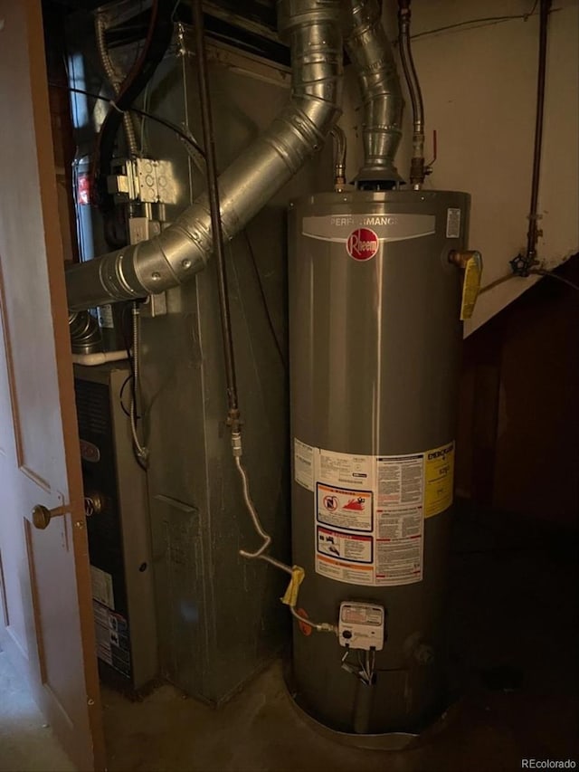 utilities featuring water heater