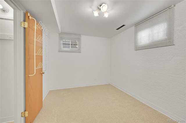 1304 De Reamer Cir, Colorado Springs, CO 80915 - below grade area featuring carpet floors and baseboards