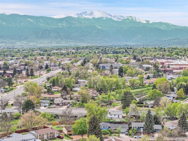 1304 De Reamer Cir, Colorado Springs, CO 80915 - aerial view of residential area with a mountainous background
