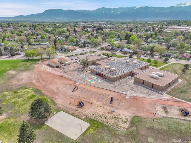 1304 De Reamer Cir, Colorado Springs, CO 80915 - bird's eye view of a mountainous background