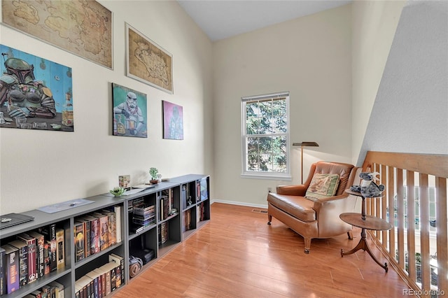 14110 E Dickinson Dr Unit A, Aurora, CO 80014 - living area with wood finished floors and baseboards