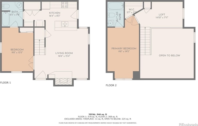 14110 E Dickinson Dr Unit A, Aurora, CO 80014 - home floor plan