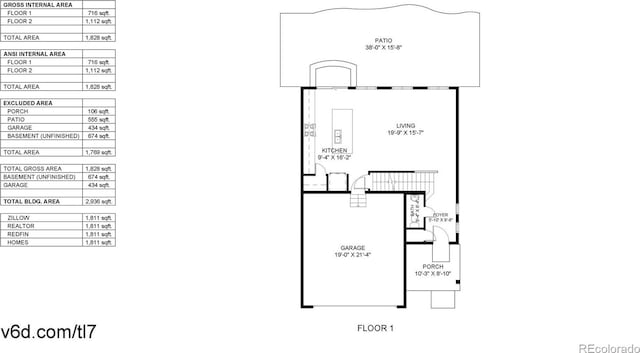 19000 E 55th Ave, Denver, CO 80249 - view of property floor plan