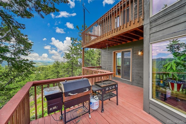 14980 Elk Mountain Trl, Littleton, CO 80127 - view of wooden deck