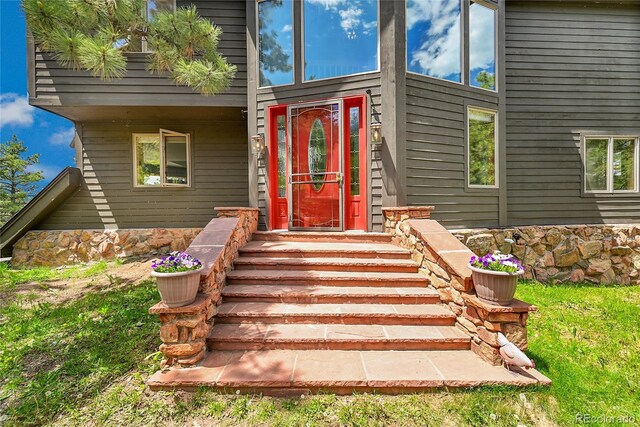 14980 Elk Mountain Trl, Littleton, CO 80127 - entrance to property