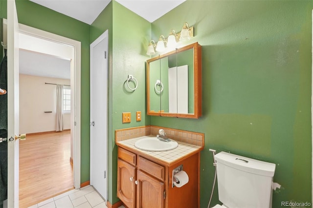12941 S Princess Cir, Broomfield, CO 80020 - bathroom with vanity and tile patterned flooring