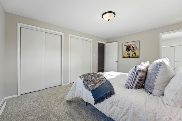 1905 S Linden Ct, Denver, CO 80224 - carpeted bedroom featuring two closets