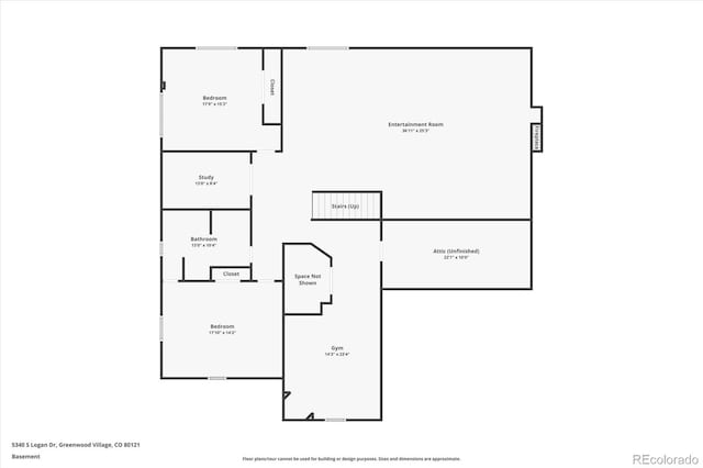 5340 S Logan Dr, Greenwood Village, CO 80121 - property floor plan