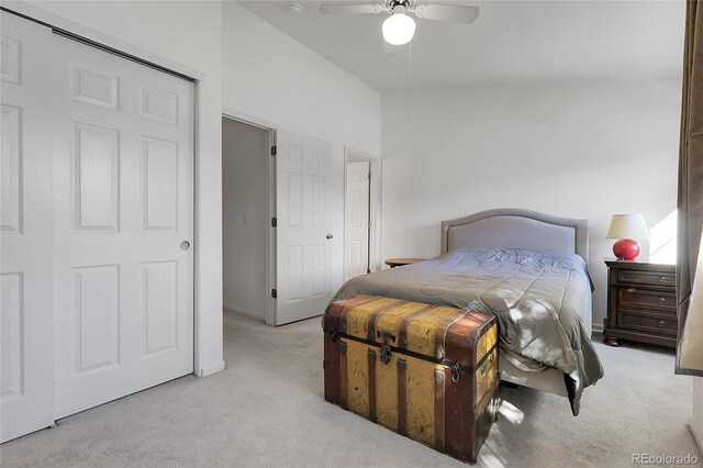 14496 E Tufts Pl Unit C, Aurora, CO 80015 - bedroom featuring carpet flooring and ceiling fan