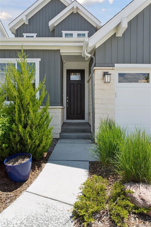 13334 Blue Amber Ct, Parker, CO 80134 - doorway to property with board and batten siding