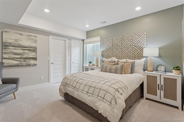 13334 Blue Amber Ct, Parker, CO 80134 - bedroom featuring light colored carpet and recessed lighting