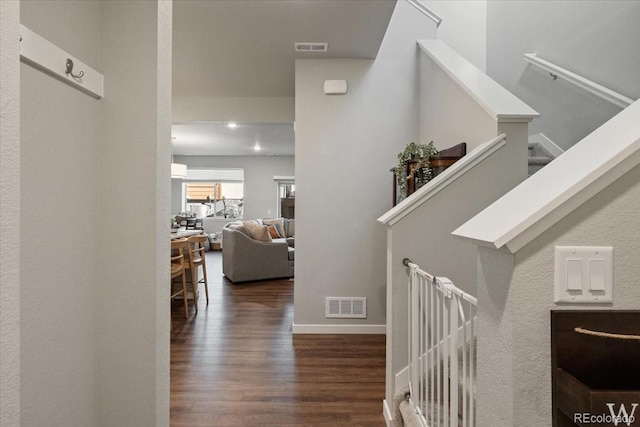 interior space featuring hardwood / wood-style flooring