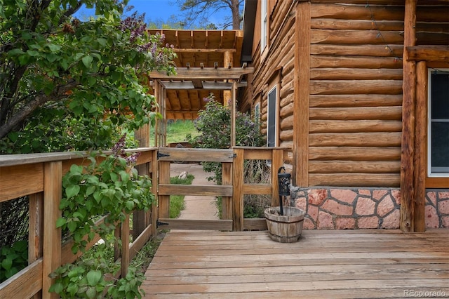 245 N County Highway 67, Sedalia, CO 80135 - view of wooden deck