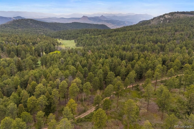 245 N County Highway 67, Sedalia, CO 80135 - mountain view featuring a forest