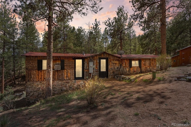 15535 S Elk Creek Rd, Pine, CO 80470 - view of front of home with stone siding