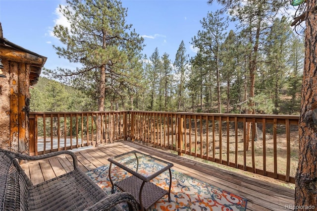 15535 S Elk Creek Rd, Pine, CO 80470 - view of deck