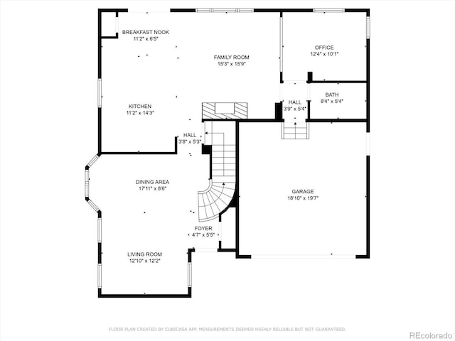 17298 E Lake Pl, Aurora, CO 80016 - view of home floor plan