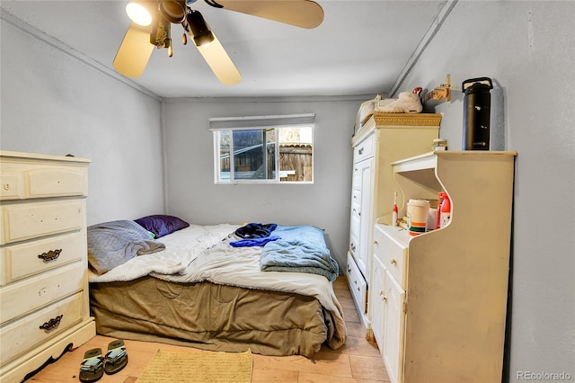 8430 Madison Way, Denver, CO 80229 - bedroom featuring ornamental molding and ceiling fan