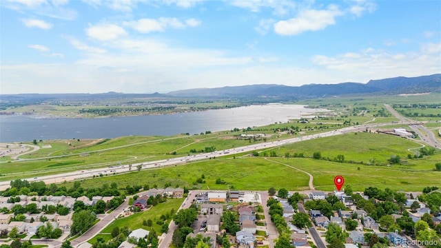 8544 S Upham Way, Littleton, CO 80128 - aerial view of a water and mountain view