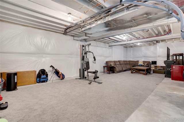 view of workout area
