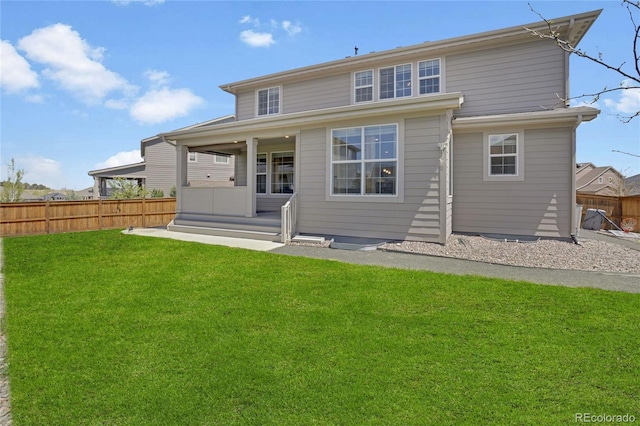 view of rear view of property