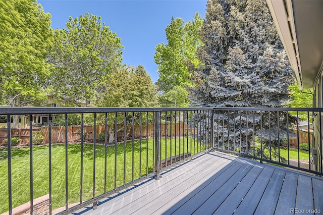 6338 S Oneida Ct, Centennial, CO 80111 - view of wooden deck
