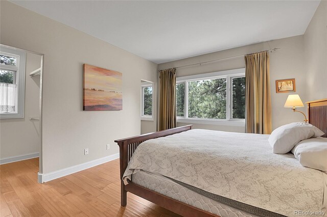 29433 Firethorne Ct, Evergreen, CO 80439 - bedroom featuring light wood-type flooring and baseboards