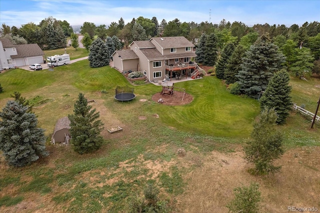 5861 E Valley Hi Dr, Parker, CO 80138 - aerial view of property and surrounding area