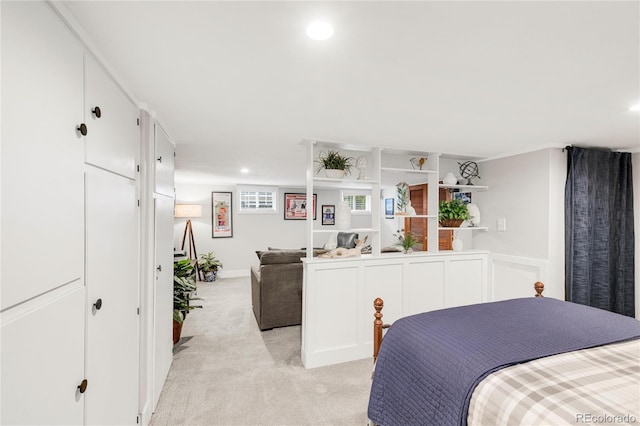 3317 Harlan St, Wheat Ridge, CO 80033 - bedroom featuring light colored carpet and recessed lighting