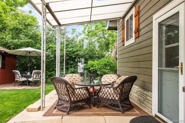 3317 Harlan St, Wheat Ridge, CO 80033 - view of patio / terrace with outdoor dining area