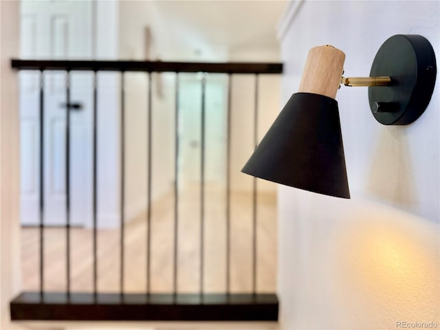 room details with radiator heating unit