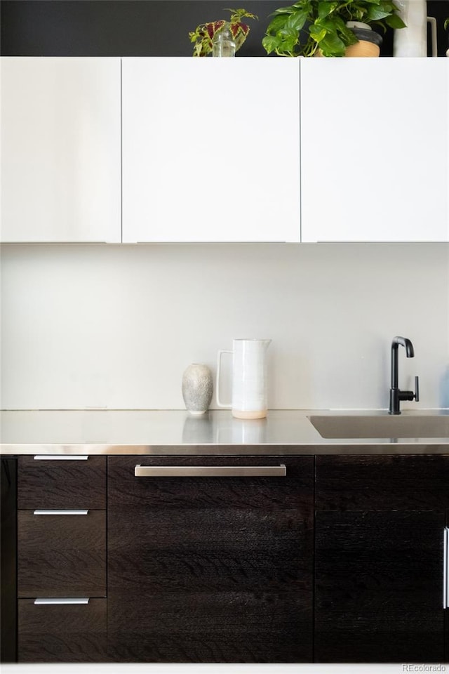 interior details featuring sink