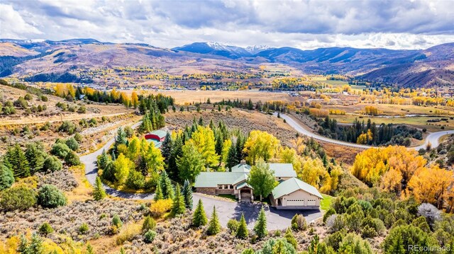 983 Beard Creek Rd, Edwards, CO 81632 - overview of rural landscape with a mountain backdrop