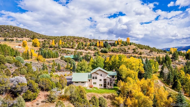 983 Beard Creek Rd, Edwards, CO 81632 - aerial view of property and surrounding area featuring a mountainous background